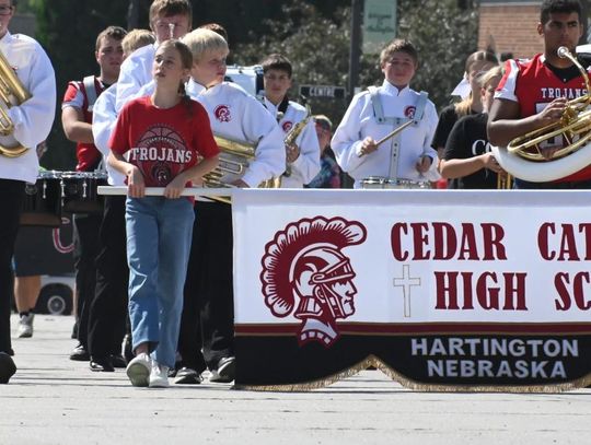 Homecoming Parade in Hartington