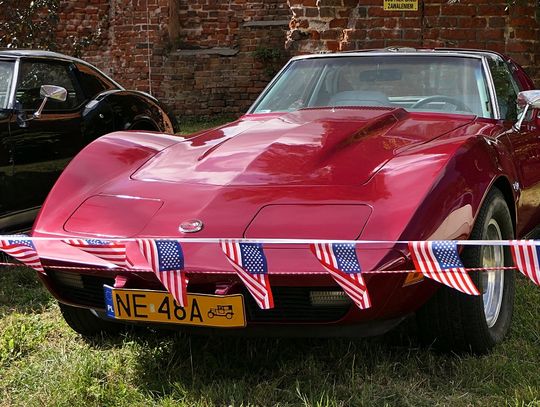 American Cars in the Elbląg's Old Town