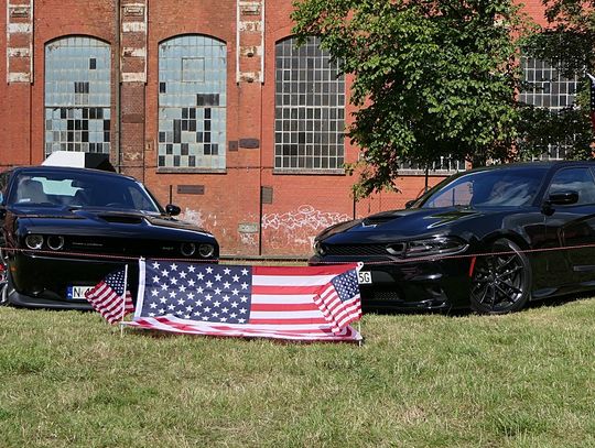 American Cars in the Elbląg's Old Town